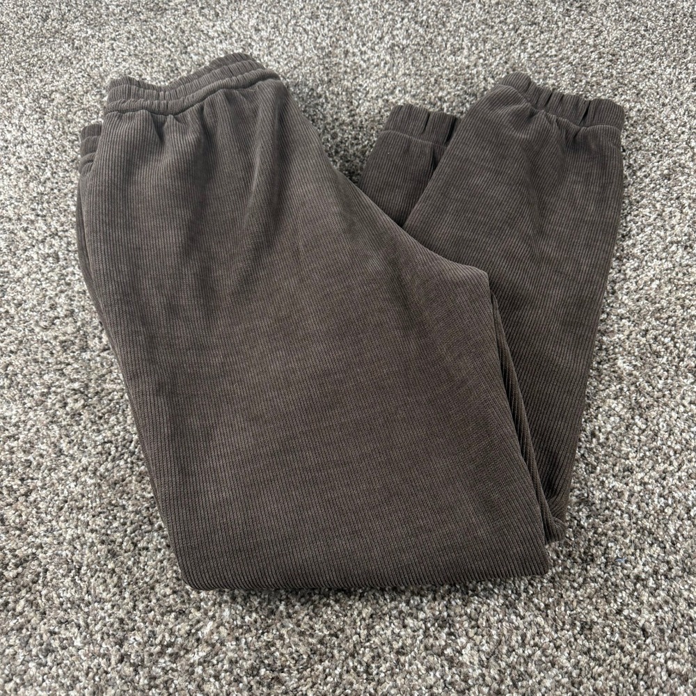 YoungLA Lined Corduroy Joggers Brown Athletic Pants Mens Large Streetwear - Picture 2 of 8